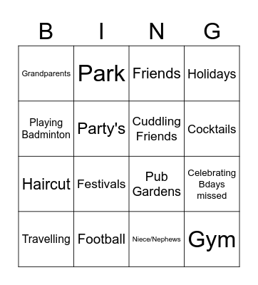 DWM Bingo Card