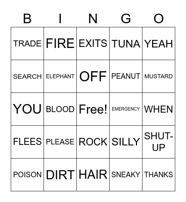 JO JO DISNEY BINGO Card