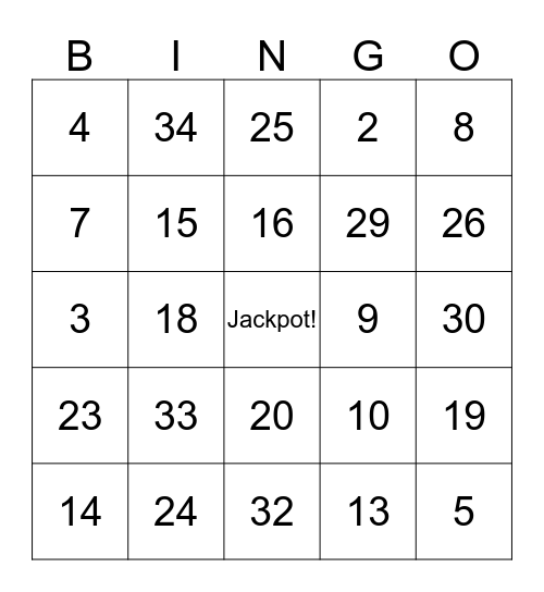 Nancy's Birthday Bingo Card