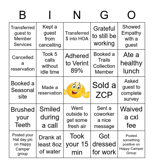 Bingo Buddies- Round 2 Bingo Card