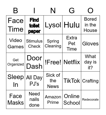 Stella Maris Virtual Bingo Card