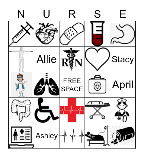 NURSE BINGO Card