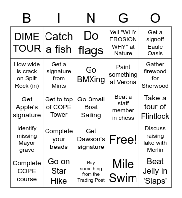 Ultimate Natlock Bingo Card