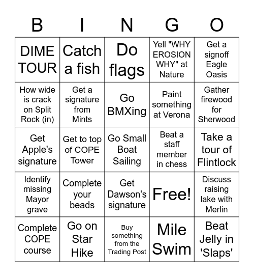 Ultimate Natlock Bingo Card