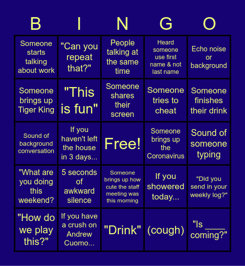 Kristie & Lizzie's Birthday Bingo Board Bingo Card