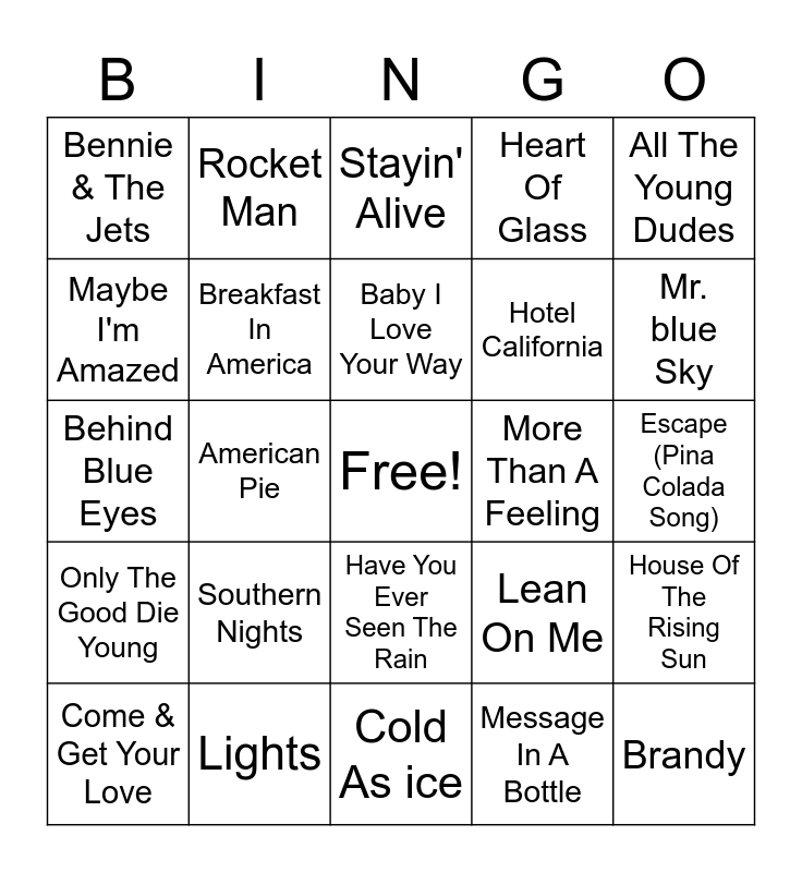 70s-hits-bingo-card