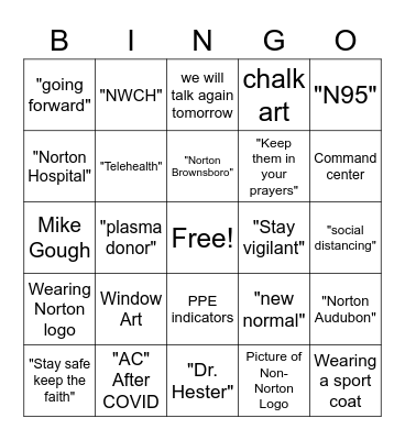 Russ Bingo Card