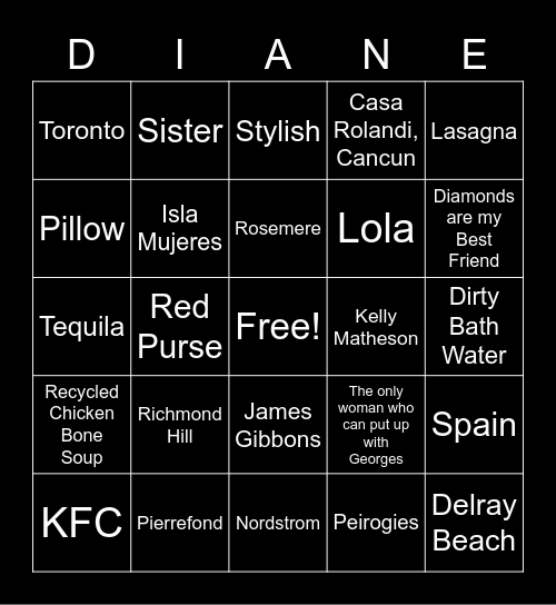 HAPPY BIRTHDAY Bingo Card