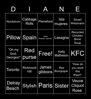 Happy birthday! Bingo Card