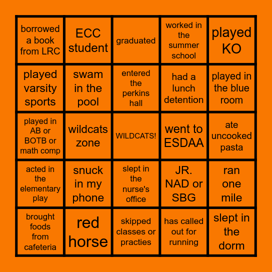 RSD BINGO Card