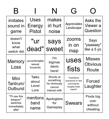 bigbingo Card