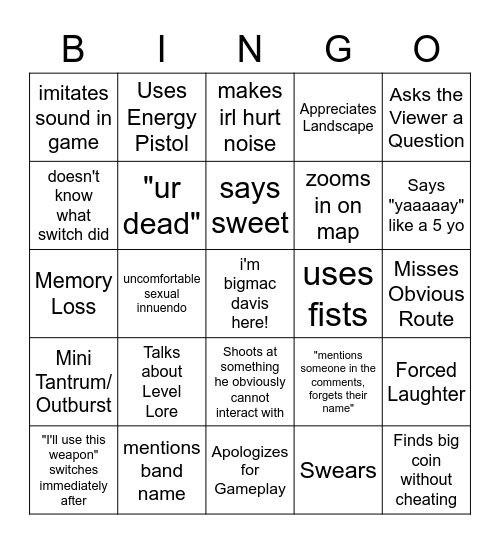 bigbingo Card