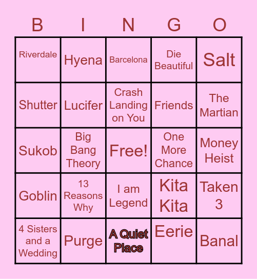 Jep Panget! Bingo Card