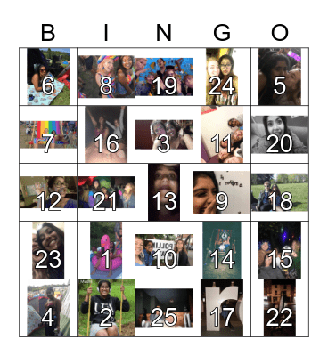 BIRTHDAY BINGO Card
