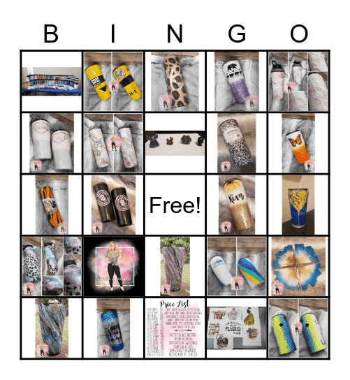 Little g Designs Bingo Card