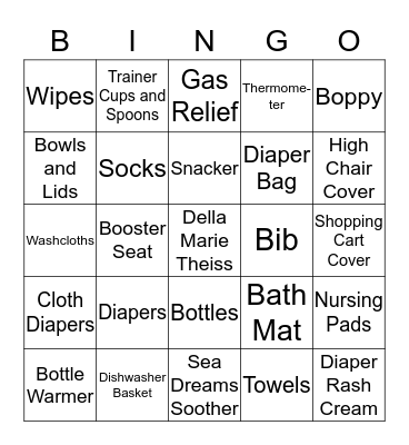 Della Marie Bingo Card