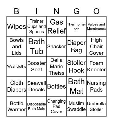 Della Marie Bingo Card
