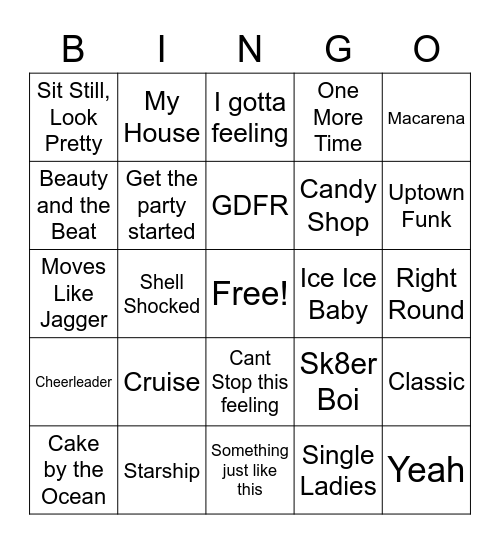 MIX Bingo Card