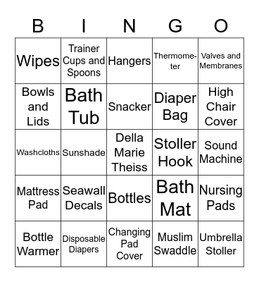 Della Marie Bingo Card