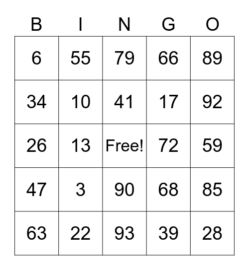 baby popo Bingo Card