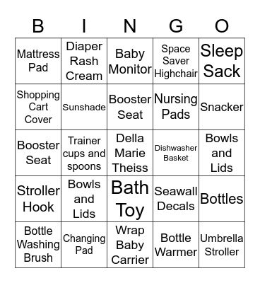 Della Marie Bingo Card