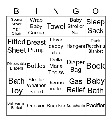 Della Marie Bingo Card