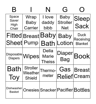 Della Marie Bingo Card