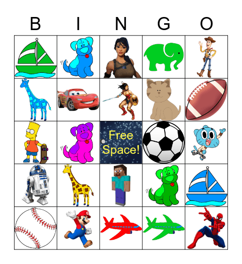 MWR Virtual Bingo (For Kids!) Bingo Card