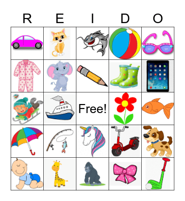 REID'S BIRTHDAY PARTY Bingo Card