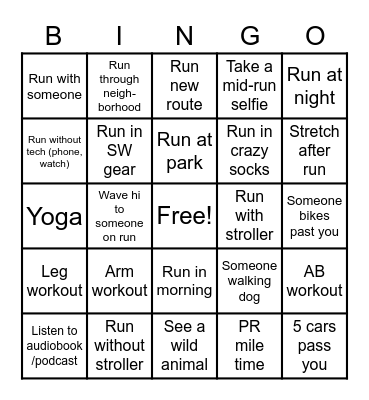 SW Fort Hood Bingo Card