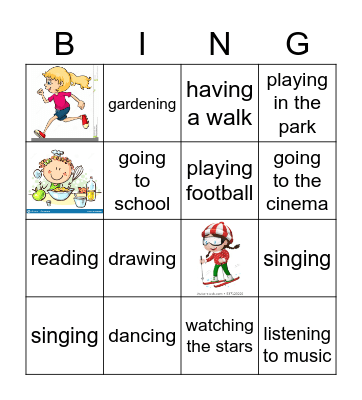 I LIKE Bingo Card
