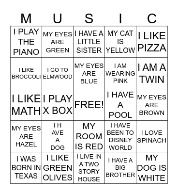 BRIELLE'S PARTY Bingo Card