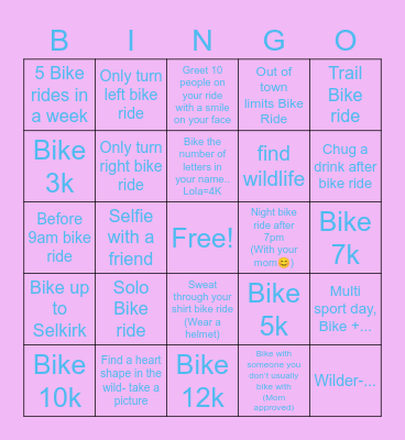 🚲 May’s Bike 🚲 Bingo Card