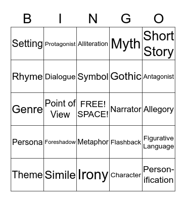 The Wedding Knell Bingo Card