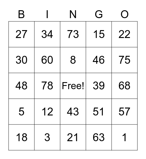 Heather Sproul Bingo Card