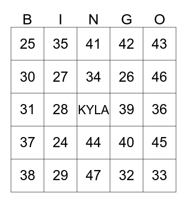 Mario and Berlinda's Baby Shower Bingo Card