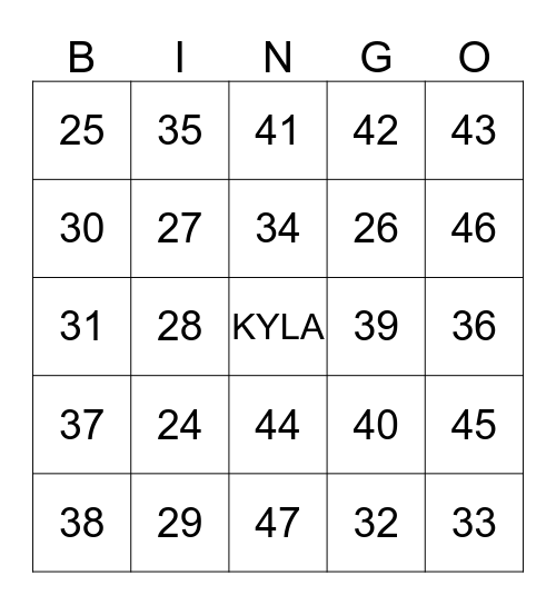 Mario and Berlinda's Baby Shower Bingo Card