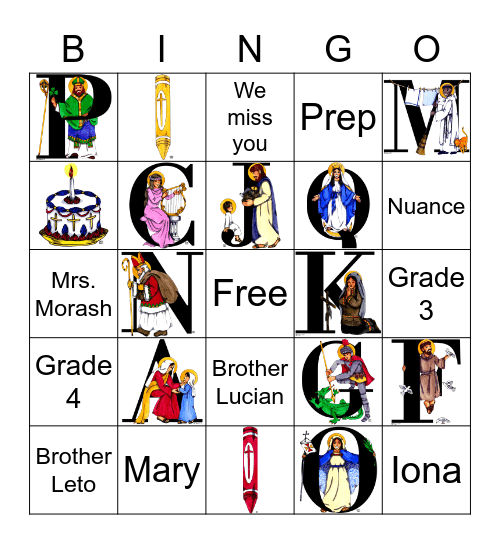 Google Meet Bingo Card