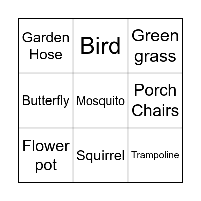 Spring is Here! Bingo Card
