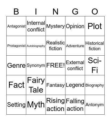 Kara's Bingo Card Bingo Card