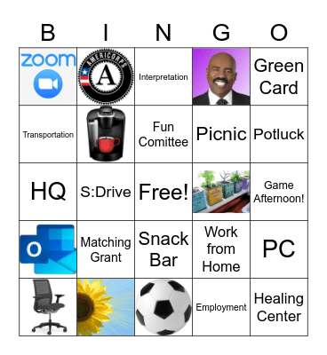 Bethany Bingo Card