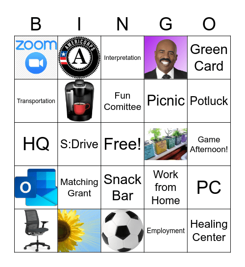 Bethany Bingo Card