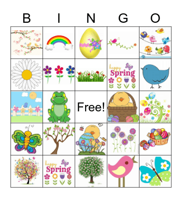 Spring! Bingo Card