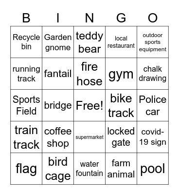 EANC Bingo Card