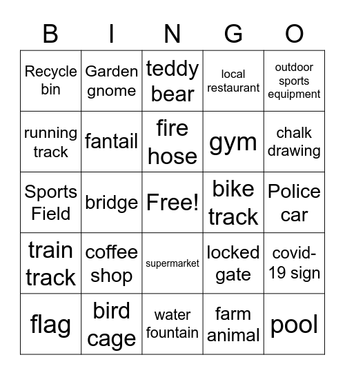 EANC Bingo Card
