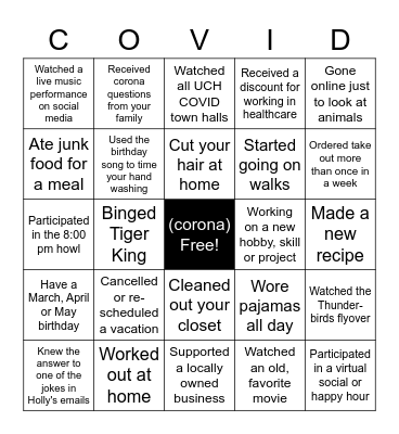 SMILES! Bingo Card