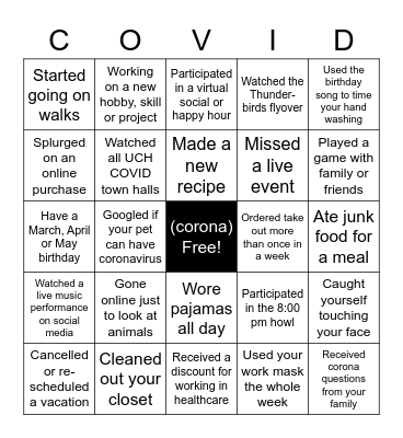 SMILES! Bingo Card