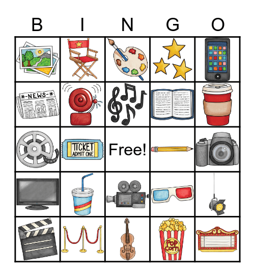 Theater Bingo Card