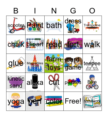 Busy Bingo Card