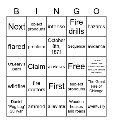 Unit 11 Review Bingo! Bingo Card